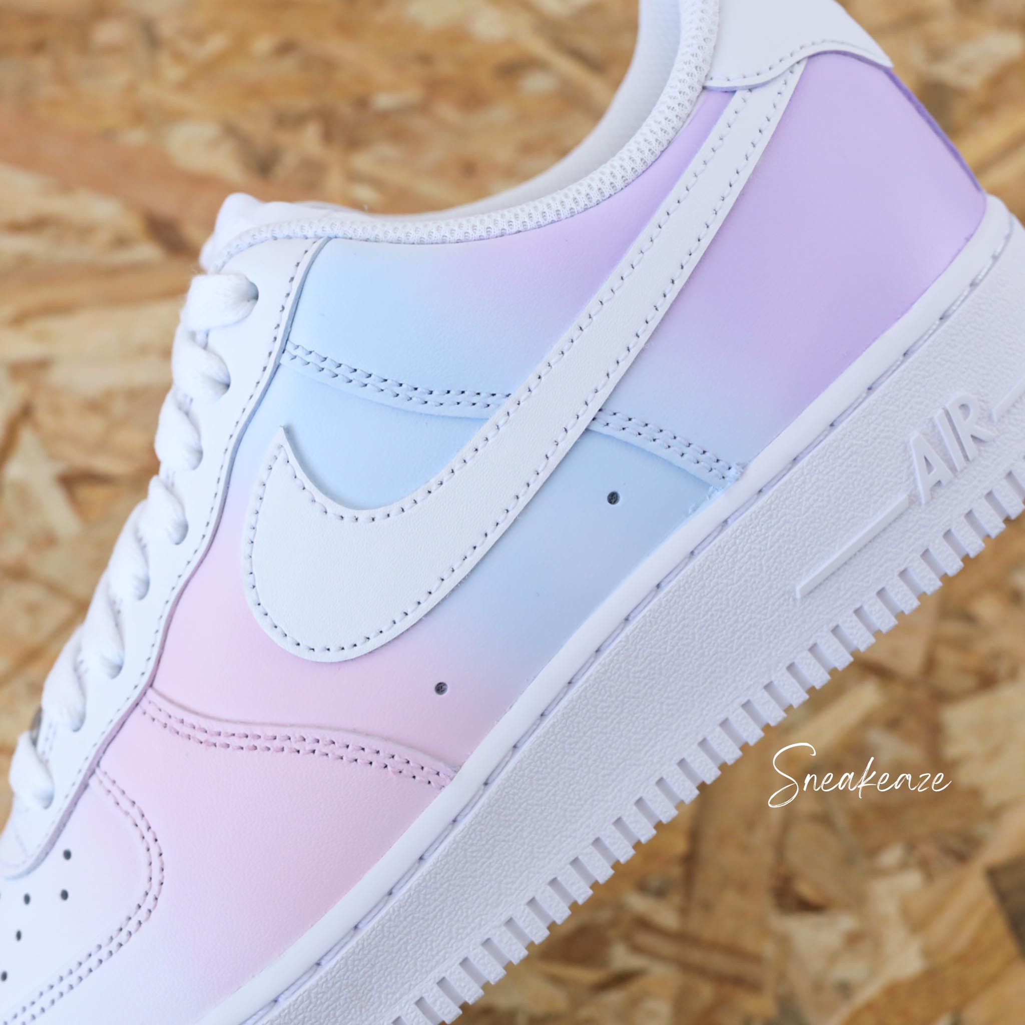 Degrade pastel Air Force 1 custom