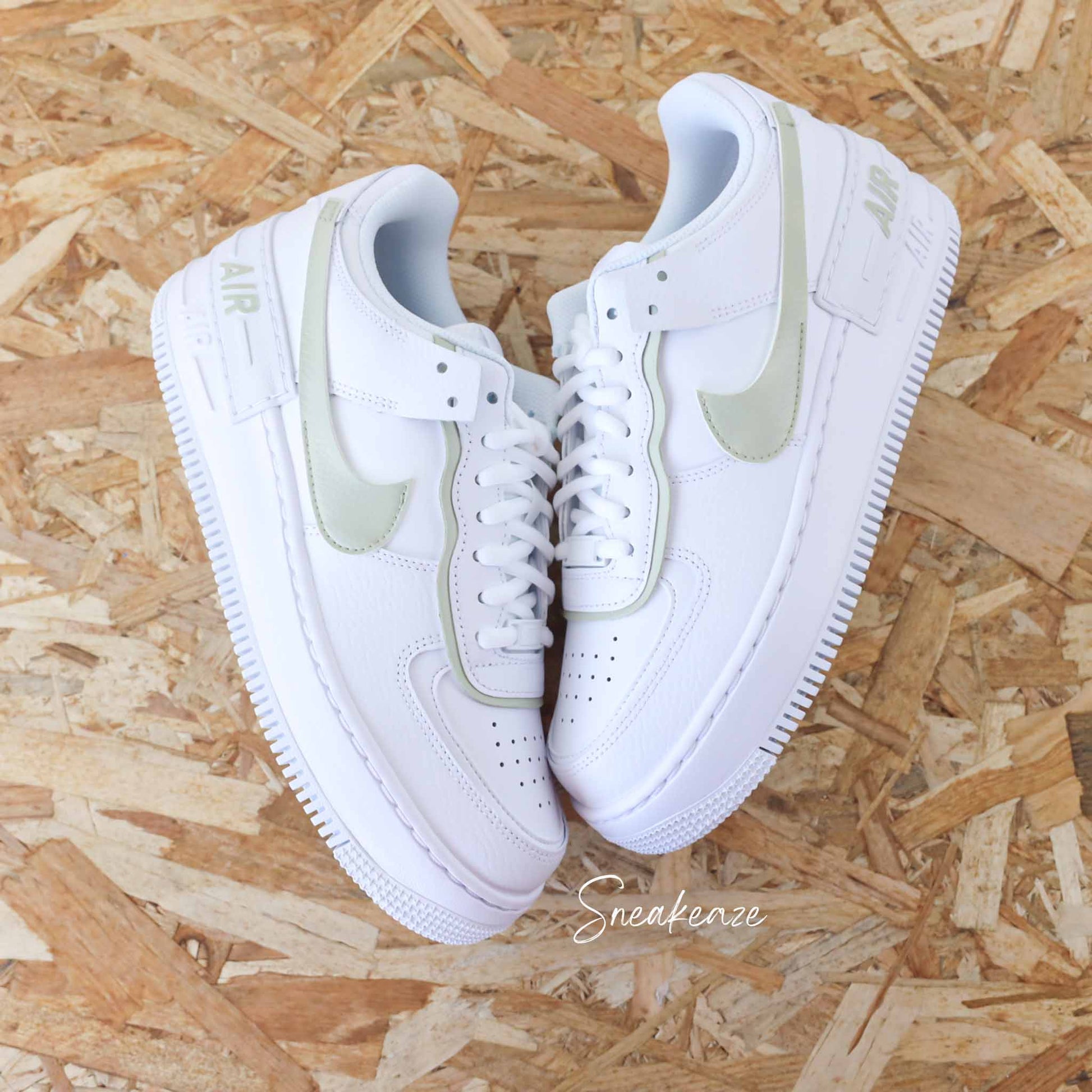 Pastel Tones - Air Force 1 Shadow custom - SNEAKEAZE CUSTOMS