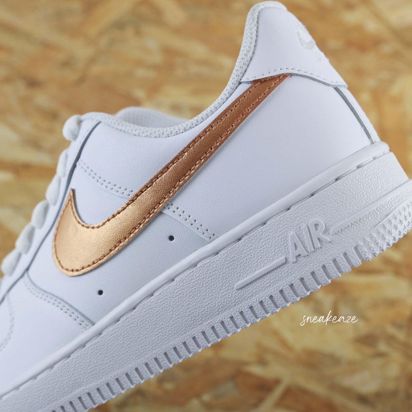 Swoosh métallisé (couleur au choix) - Air Force 1 custom