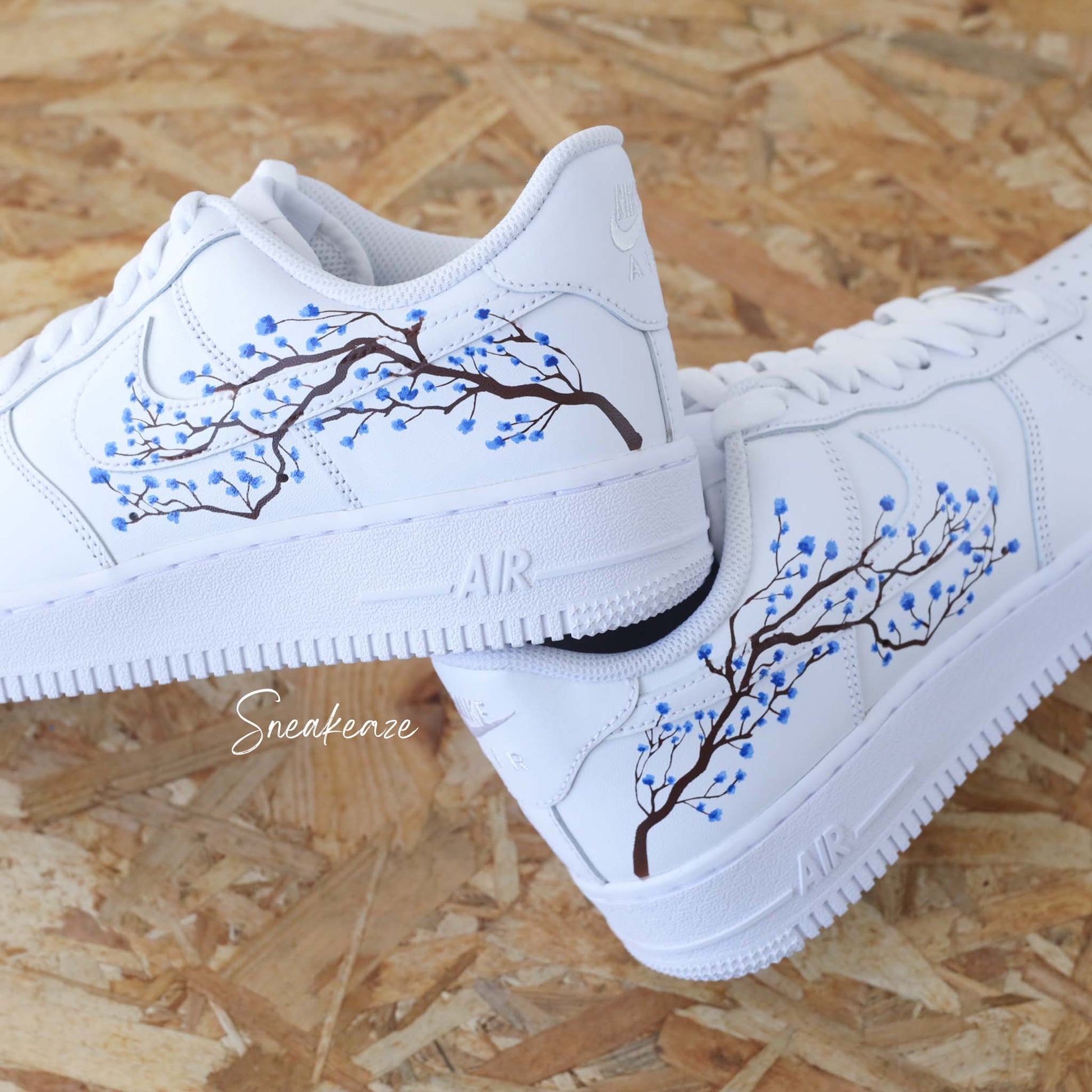 Sakura Cherry Blossom - Air Force 1 custom - SNEAKEAZE CUSTOMS