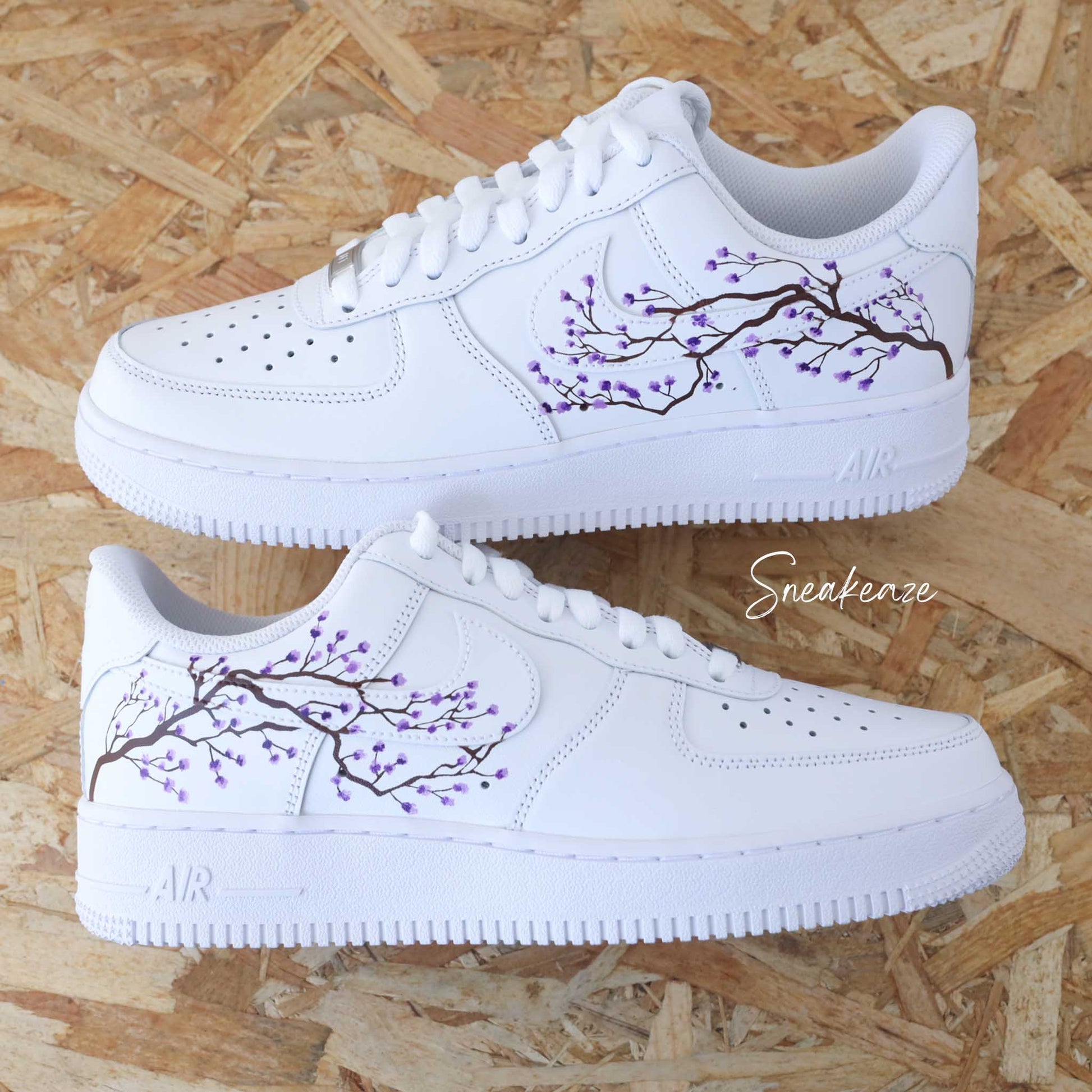 Sakura Cherry Blossom - Air Force 1 custom - SNEAKEAZE CUSTOMS