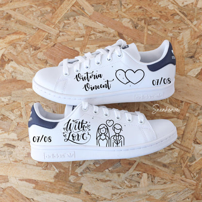 With Love - Stan Smith custom mariage