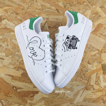 L'amour en voiture - Stan Smith custom