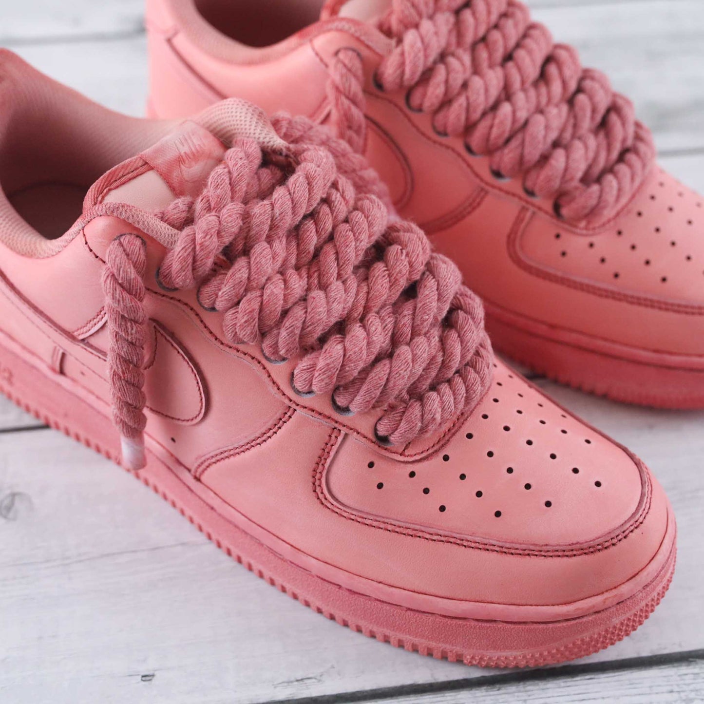 nike air force 1 rope laces nike custom gros lacets en corde air force big laces af1 custom corde