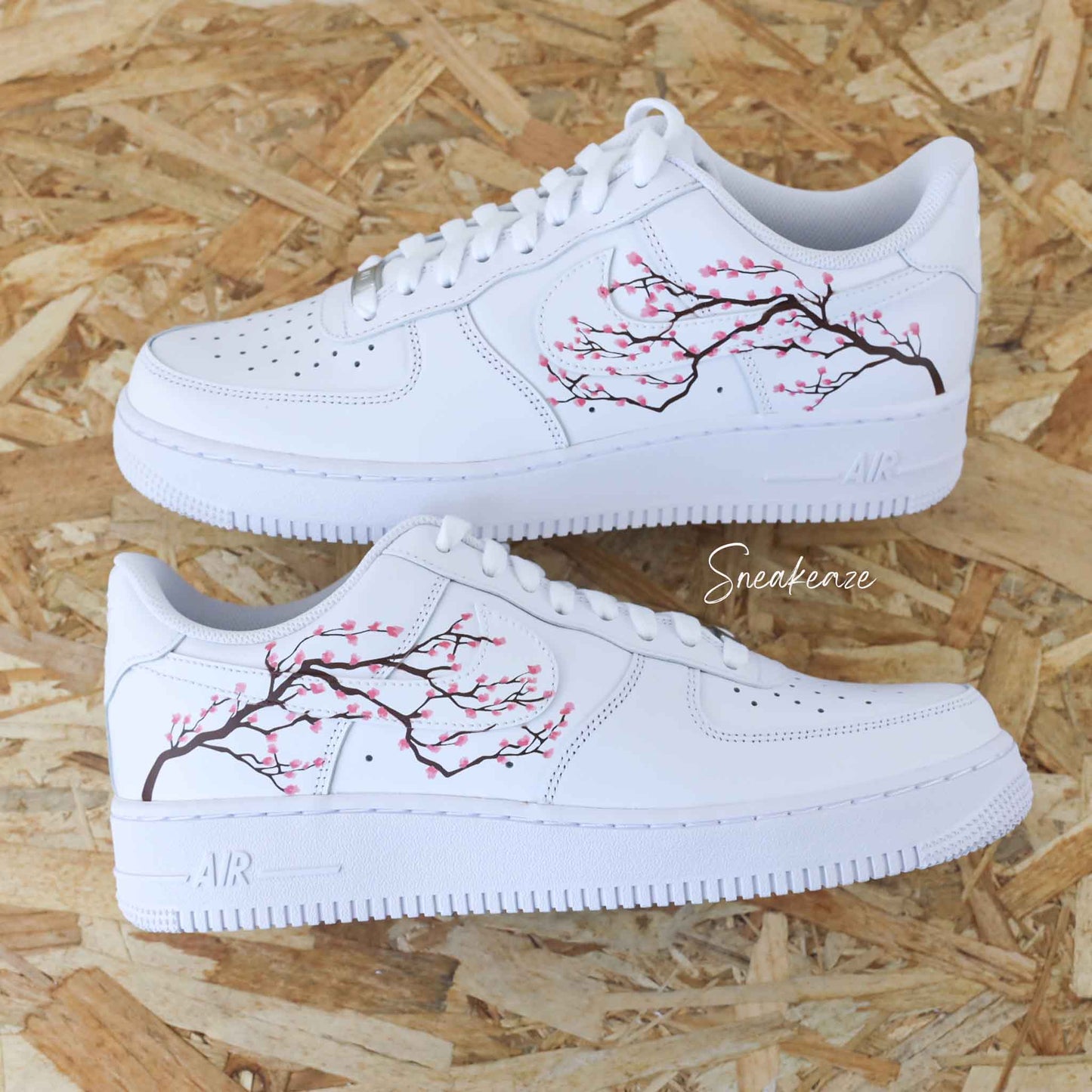 Sakura Cherry Blossom - Air Force 1 custom - SNEAKEAZE CUSTOMS