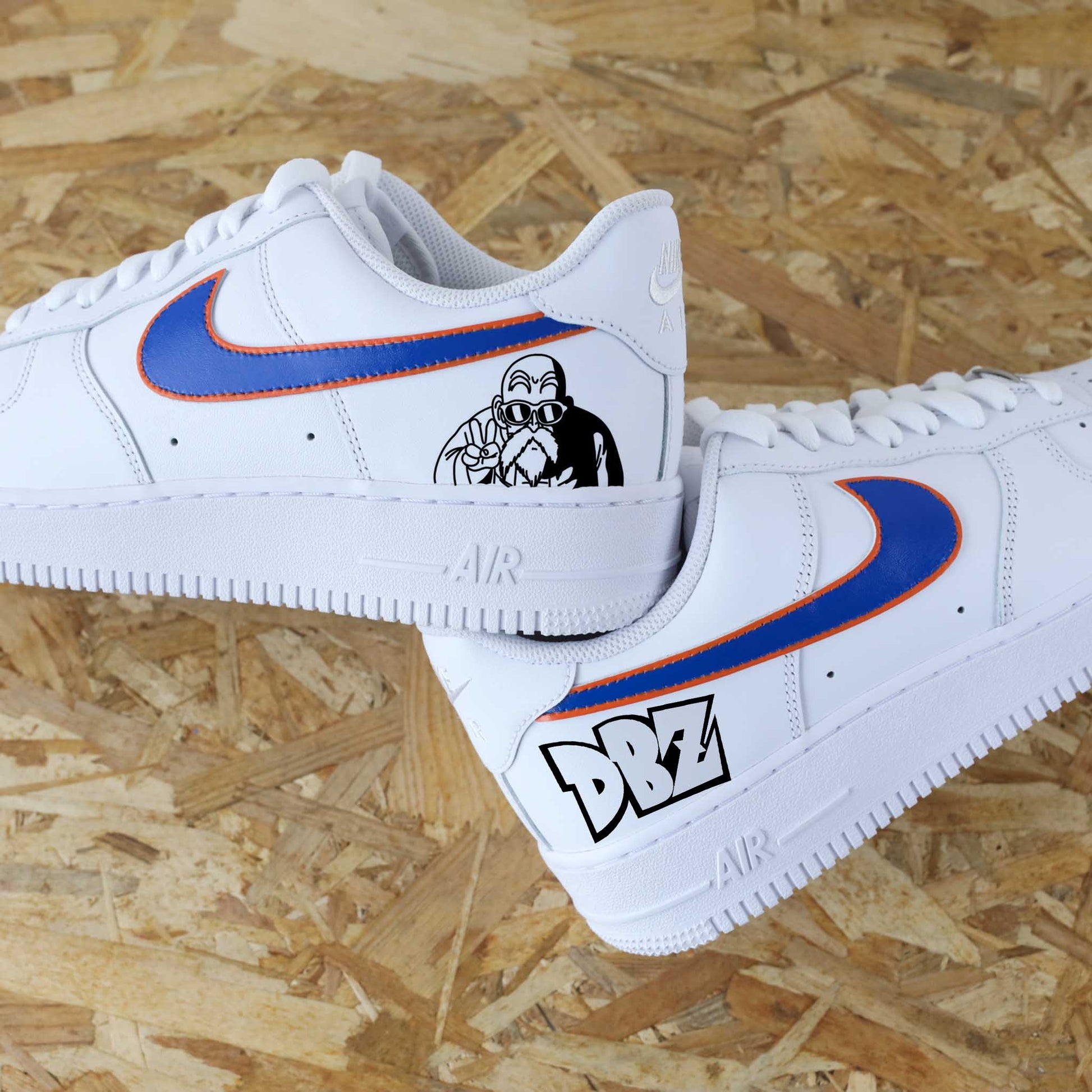 nike air force 1 custom dbz manga dragon ball z goku af1 sneakers sneakeaze