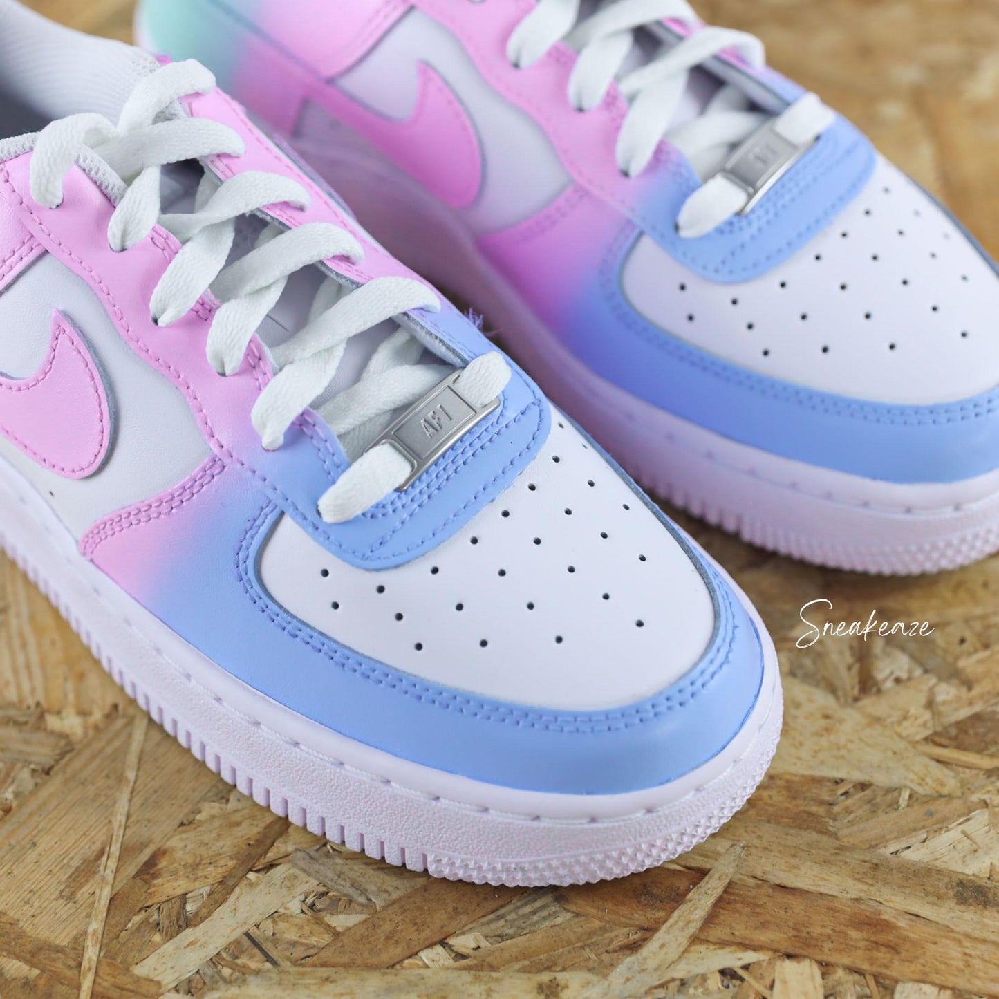 Dégradé pastel - Air Force 1 custom