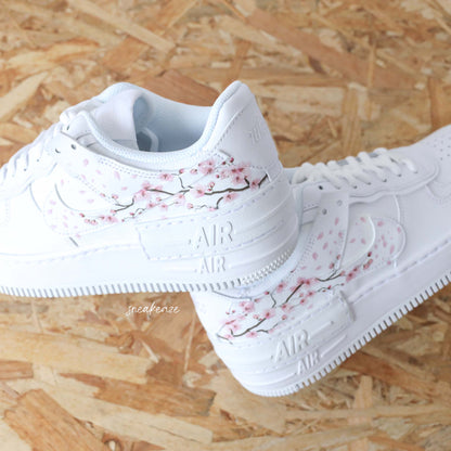 nike air force 1 custom sakura cherry blossom pastel sneakers af1 sneakeaze