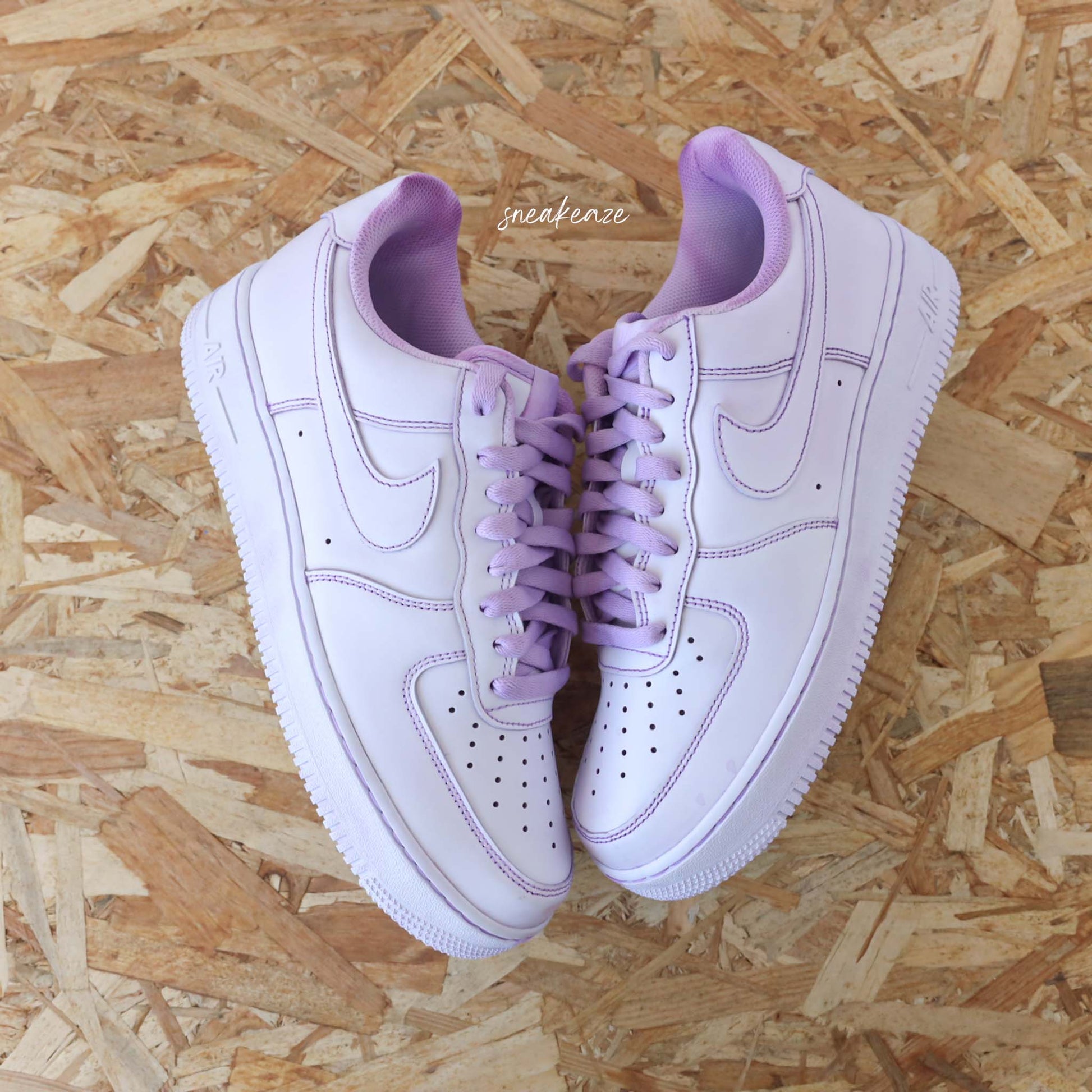 nike air force 1 custom rope laces sneakers men AF1 gros lacets en corde sneakeaze hype