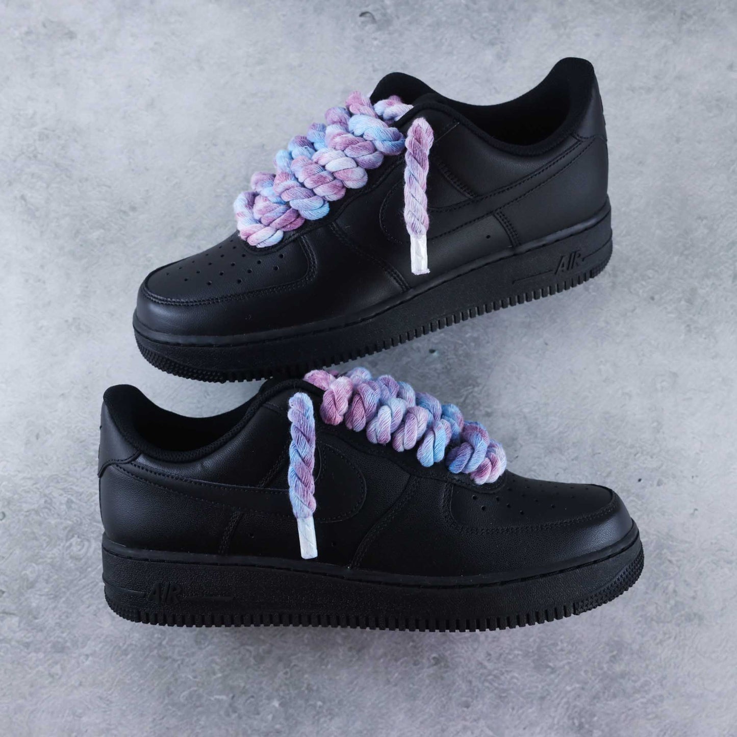 nike air force 1 custom rope laces nike custom gros lacets corde air force big laces 