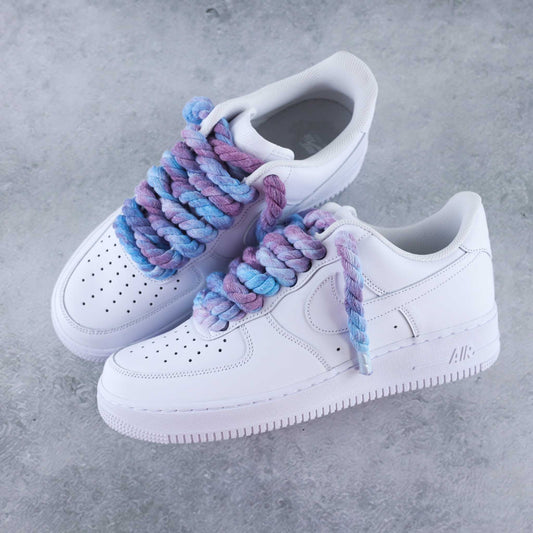 nike air force 1 custom rope laces nike custom gros lacets corde air force big laces 