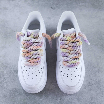 nike air force 1 custom rope laces sneakers nike gros lacets en corde af1 big laces nike gros lacet basket custom