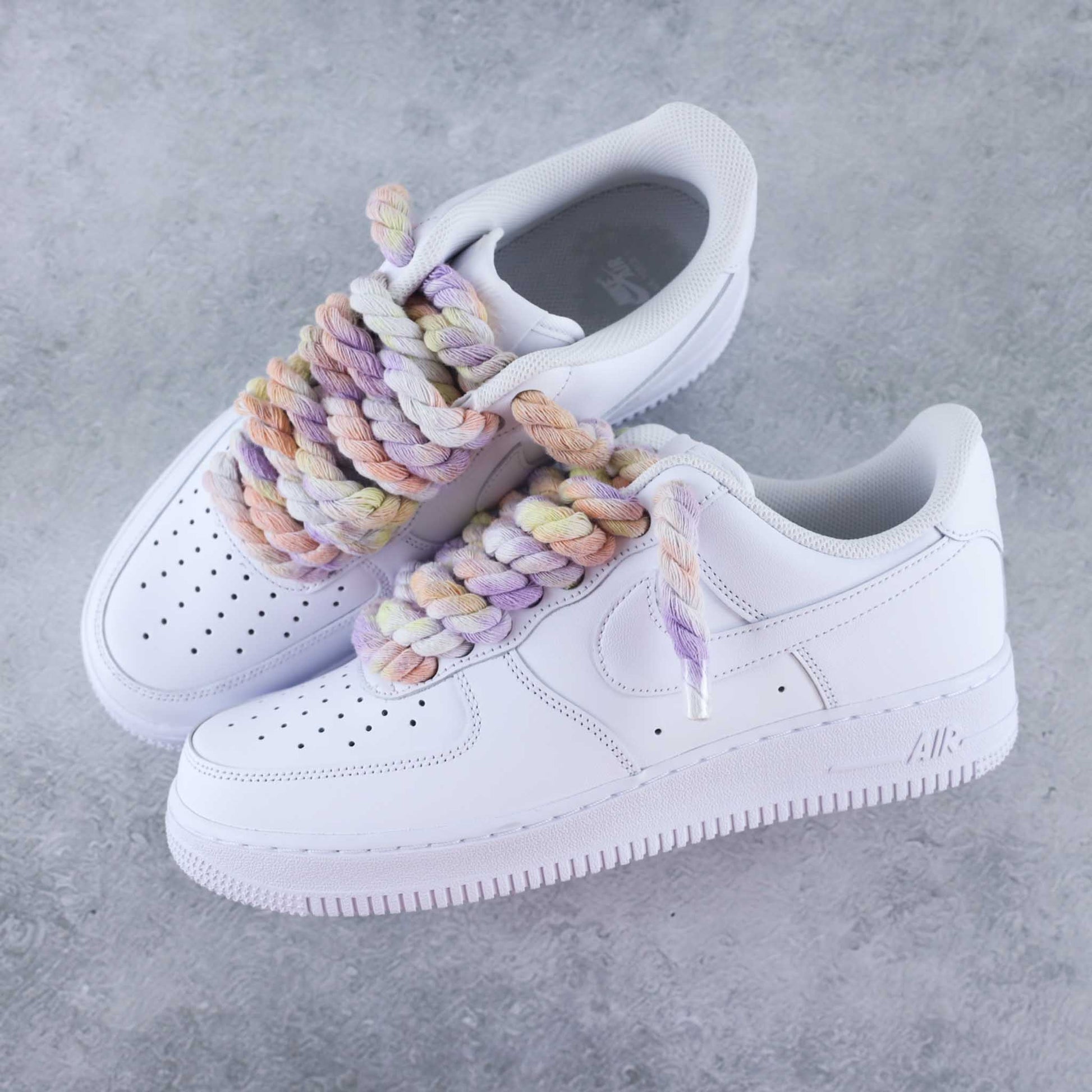 nike air force 1 custom rope laces sneakers nike gros lacets en corde af1 big laces nike gros lacet basket custom