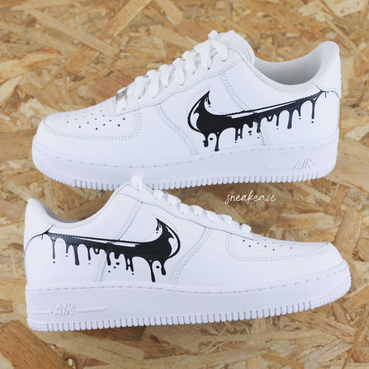 nike air force 1 custom drip sneakeaze customs sneakers personnalisées