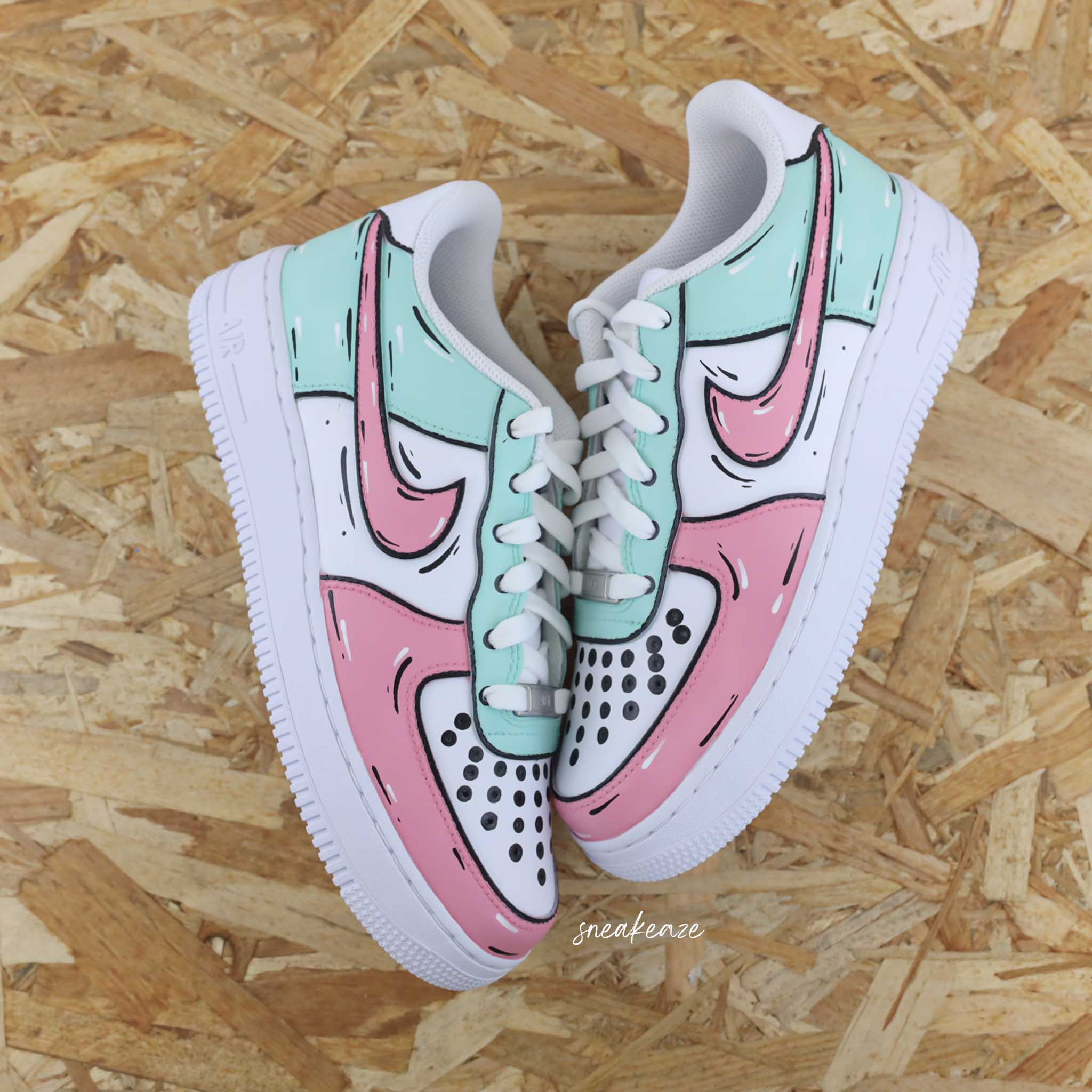 Nike air force 1 dames panterprint on sale