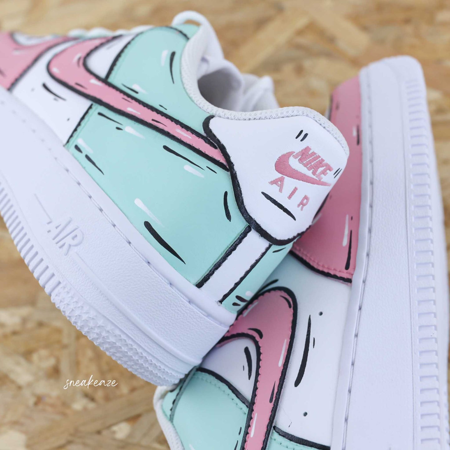 Cartoon Sketch - Air Force 1 custom