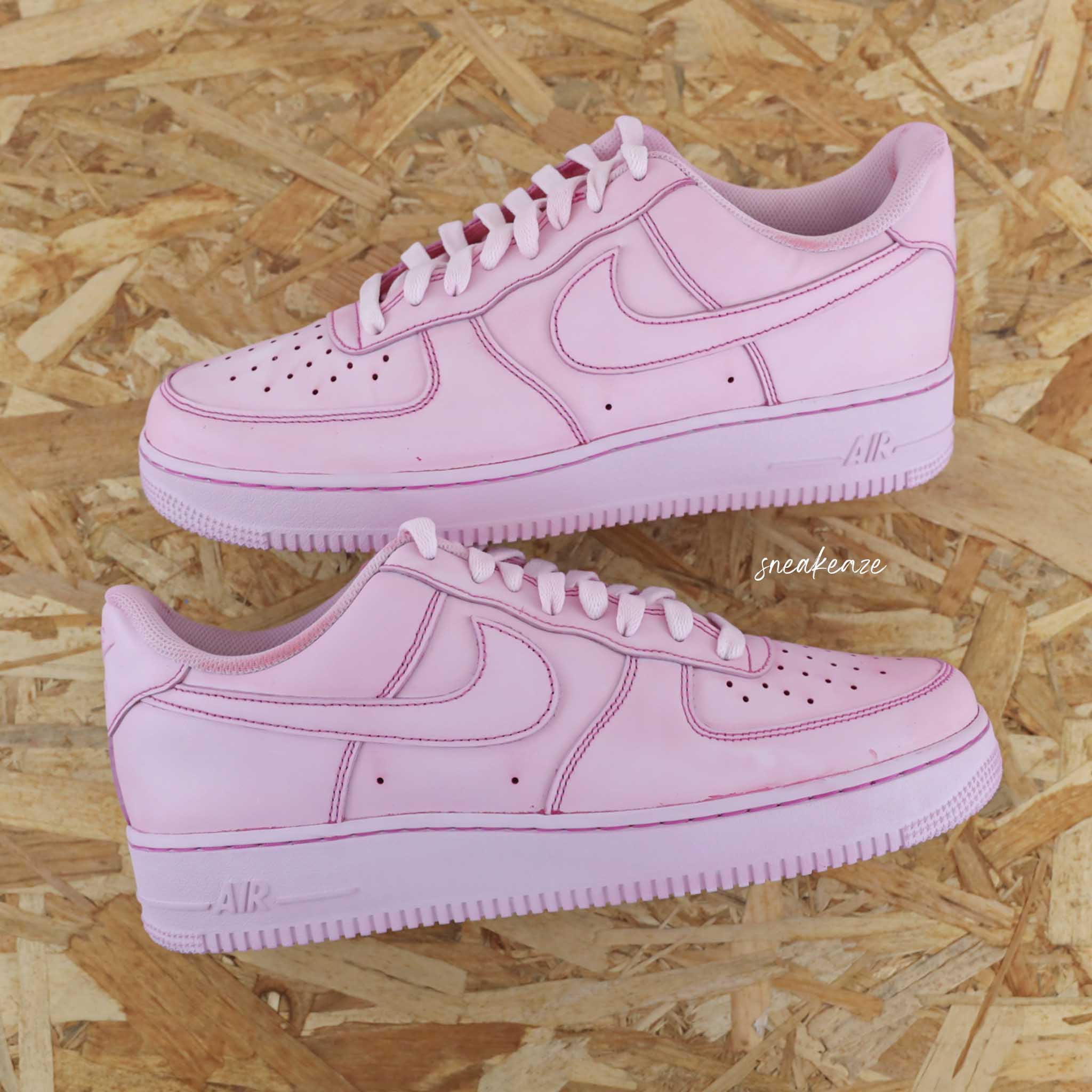 Nike air force 1 pink tint on sale