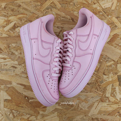 nike air force 1 custom dip dye sneakers men AF1 full pink teinture sneakeaze hype