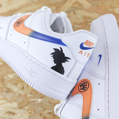 nike air force 1 custom dbz manga dragon ball z goku af1 sneakers sneakeaze