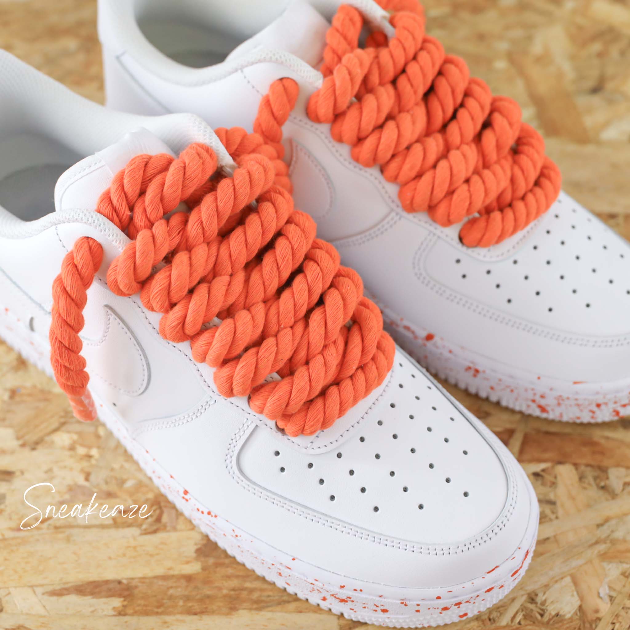 Rope Laces Splash couleur au choix Air Force 1 custom