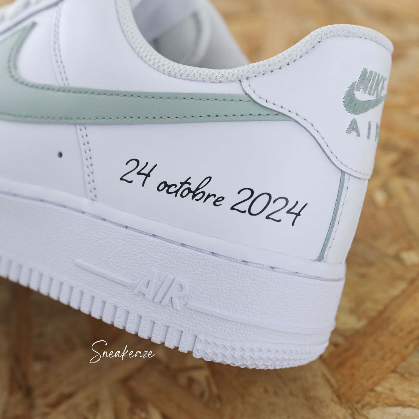 Prénoms & date (couleur au choix) - Air Force 1 custom