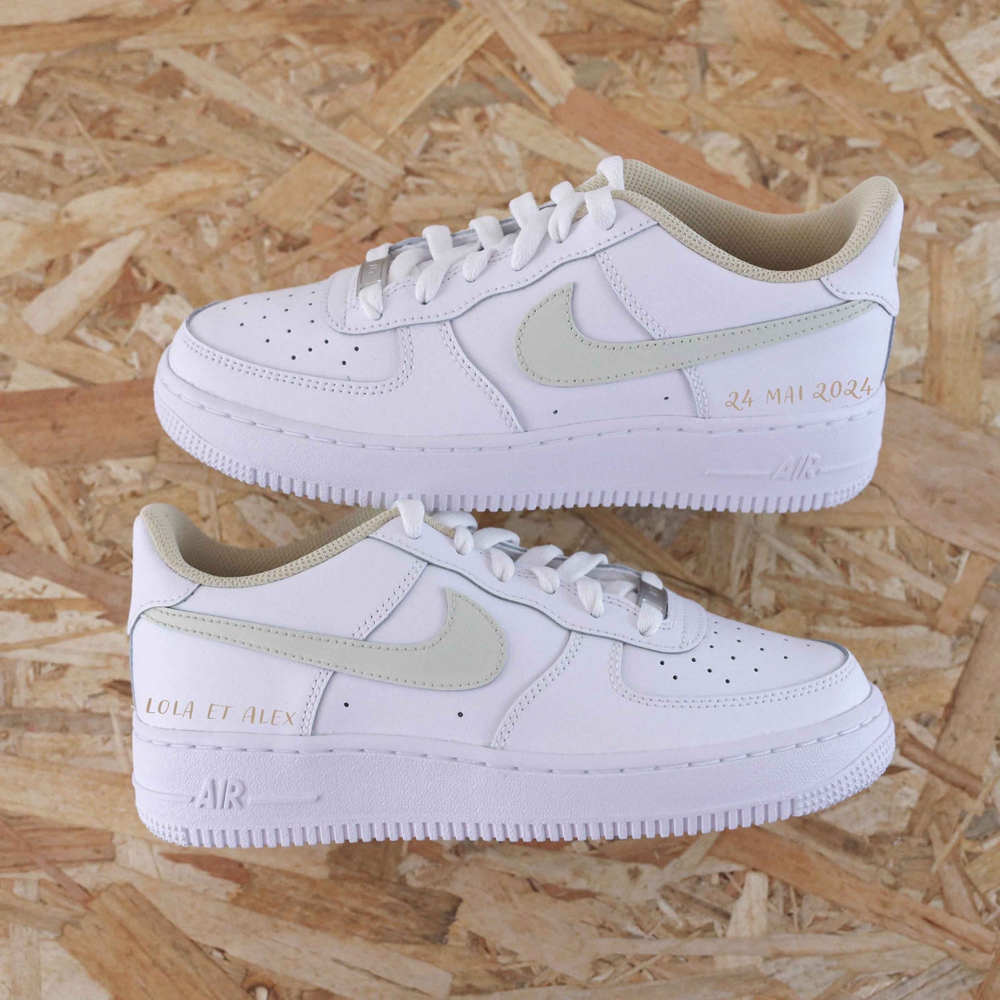 Prénoms & date - Air Force 1 custom