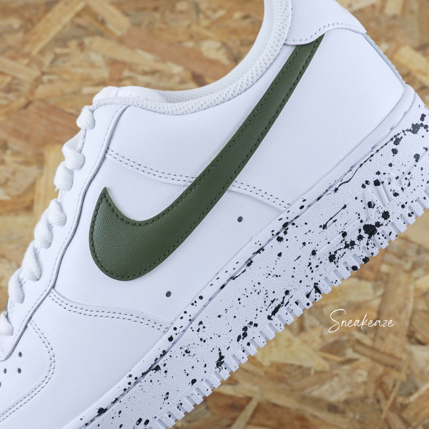 Splash kaki - Air Force 1 custom