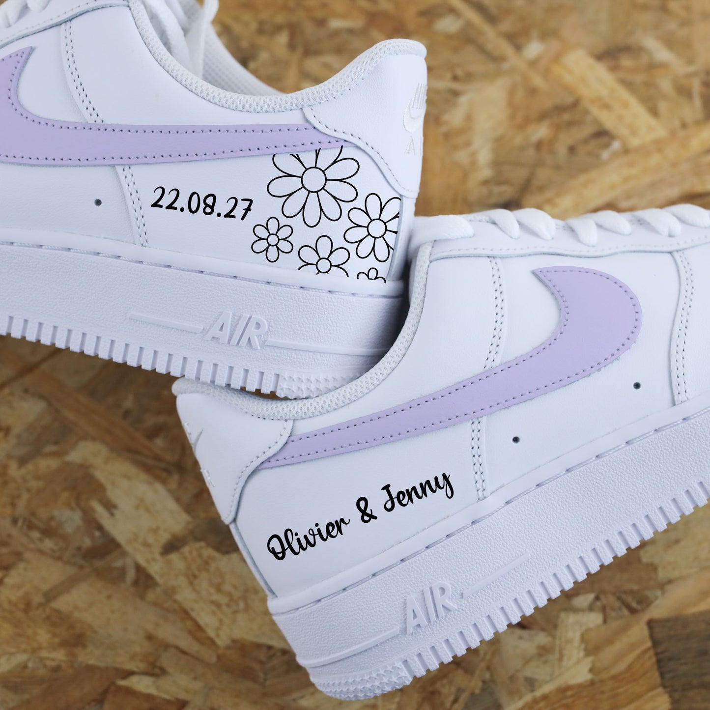 Nike Air Force 1 Mariage Marguerites - SNEAKEAZE CUSTOMS
