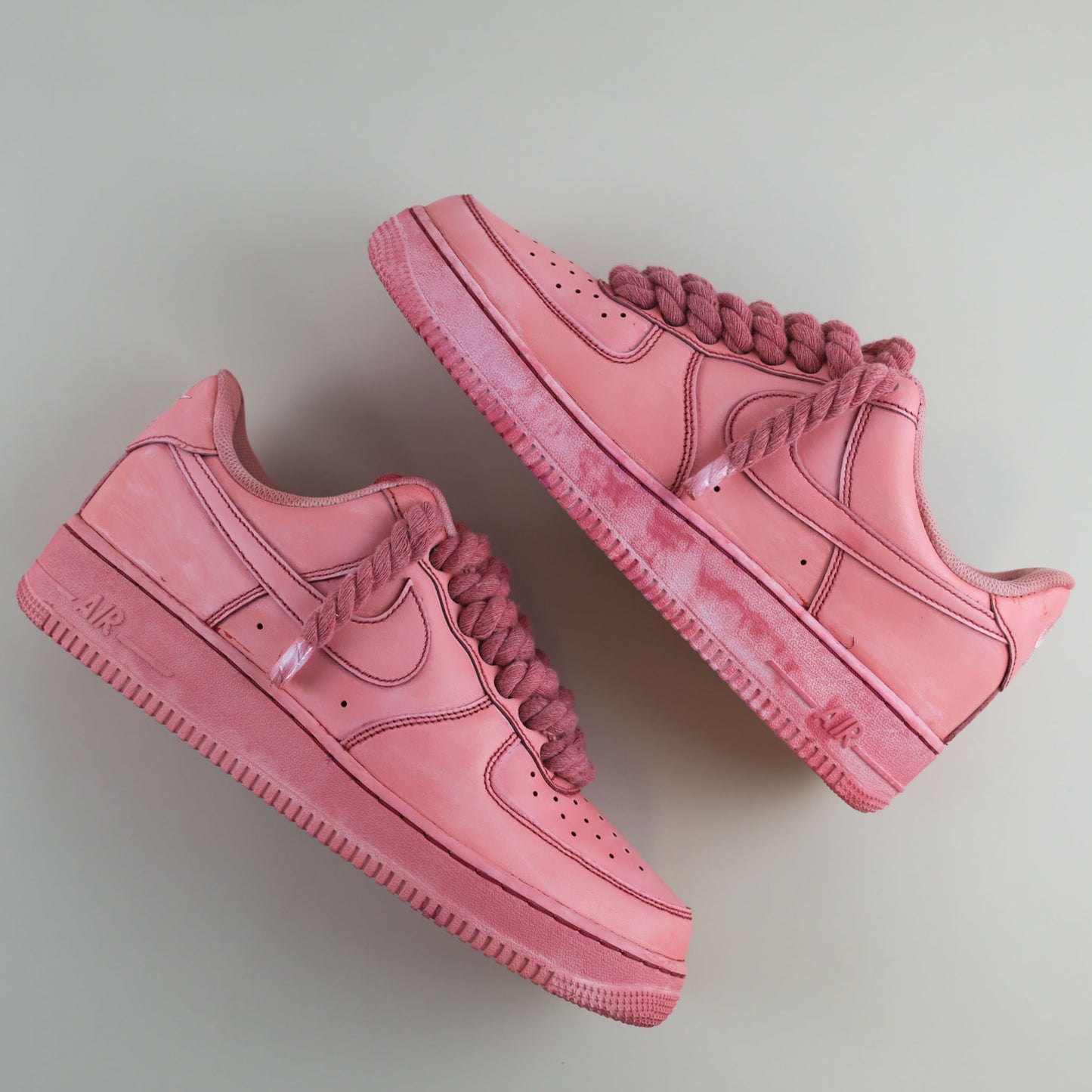 Red Rope Laces - Air Force 1 custom