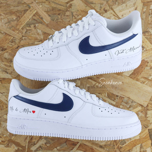 Just Married (couleur au choix) - Air Force 1 custom