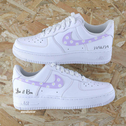 Marguerite Wedding - Air Force 1 custom