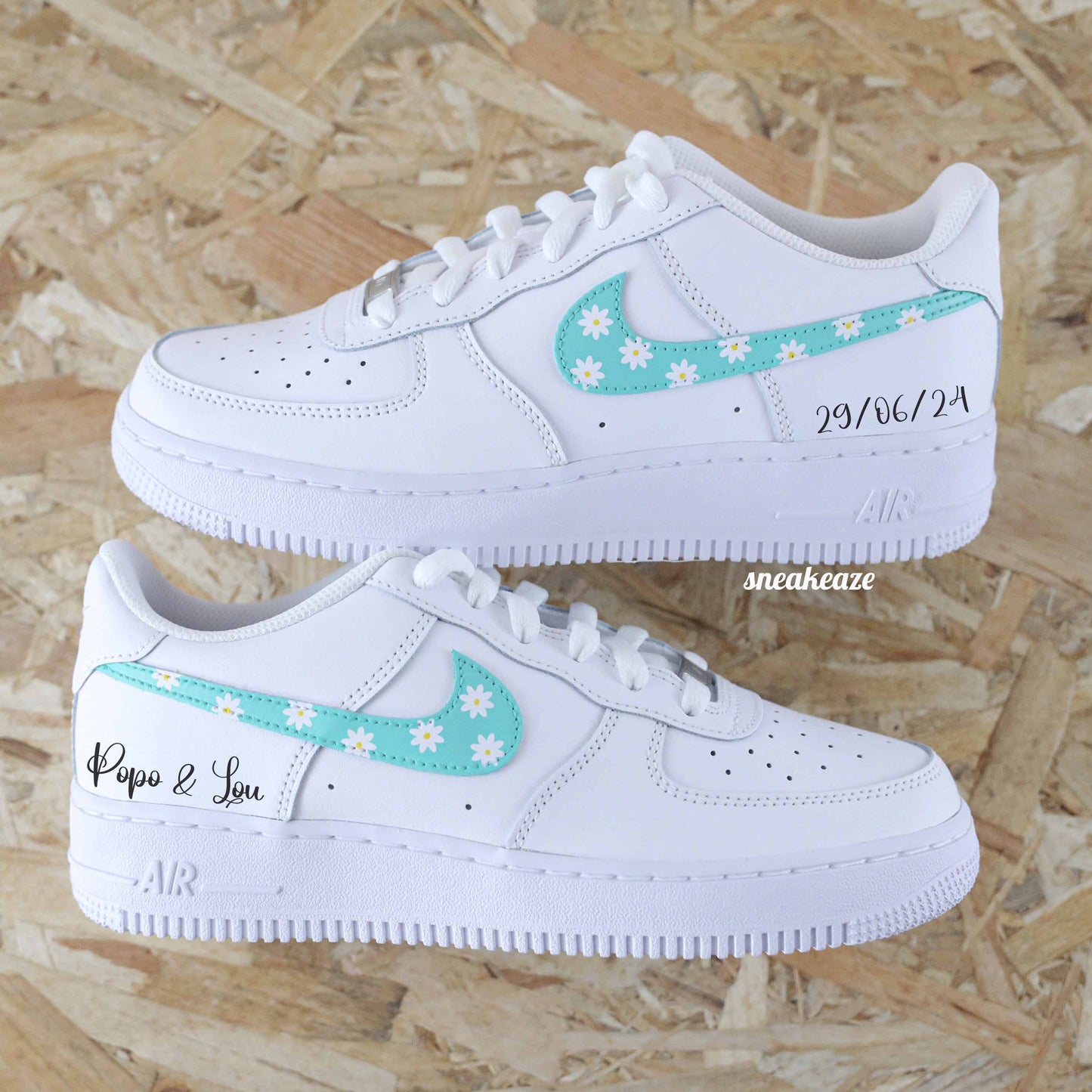 Marguerite Wedding - Air Force 1 custom