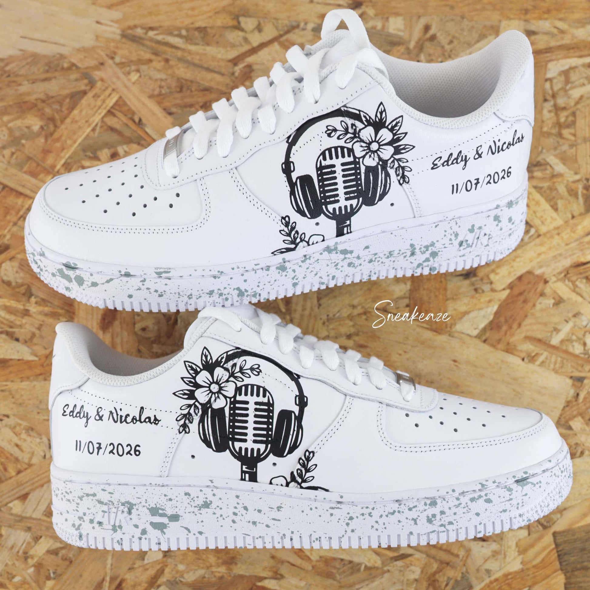Love Soul - Air Force 1 Mariage - SNEAKEAZE CUSTOMS