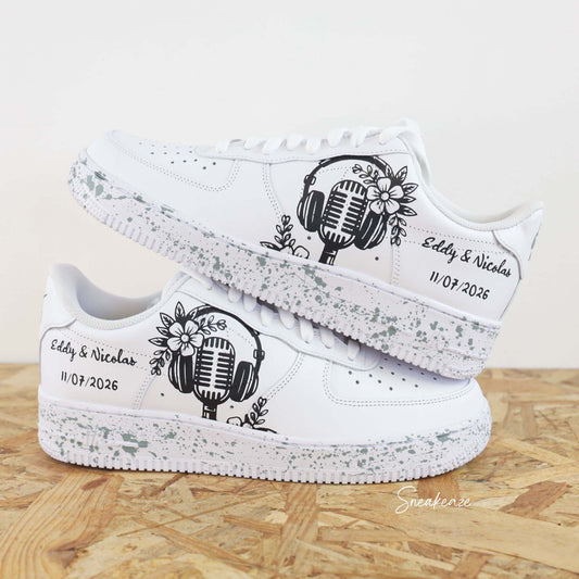 Love Soul - Air Force 1 Mariage - SNEAKEAZE CUSTOMS