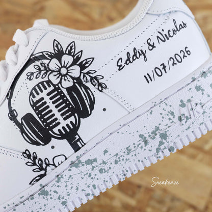 Love Soul - Air Force 1 Mariage - SNEAKEAZE CUSTOMS