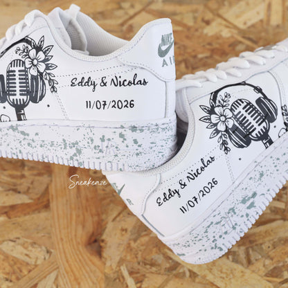 Love Soul - Air Force 1 Mariage - SNEAKEAZE CUSTOMS