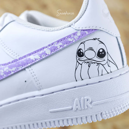 Stitch prénom - Air Force 1 custom - SNEAKEAZE CUSTOMS