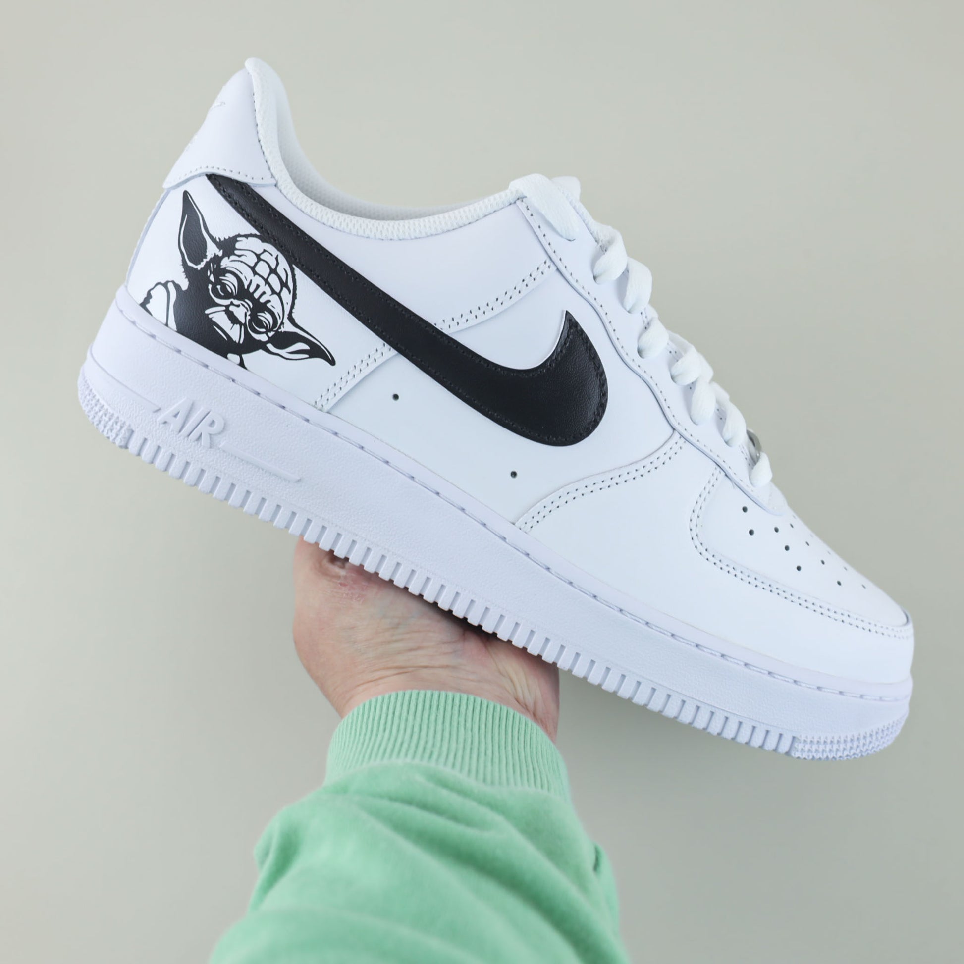 Vador x Yoda - Air Force 1 custom - SNEAKEAZE CUSTOMS