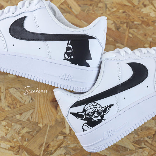 Vador x Yoda - Air Force 1 custom - SNEAKEAZE CUSTOMS
