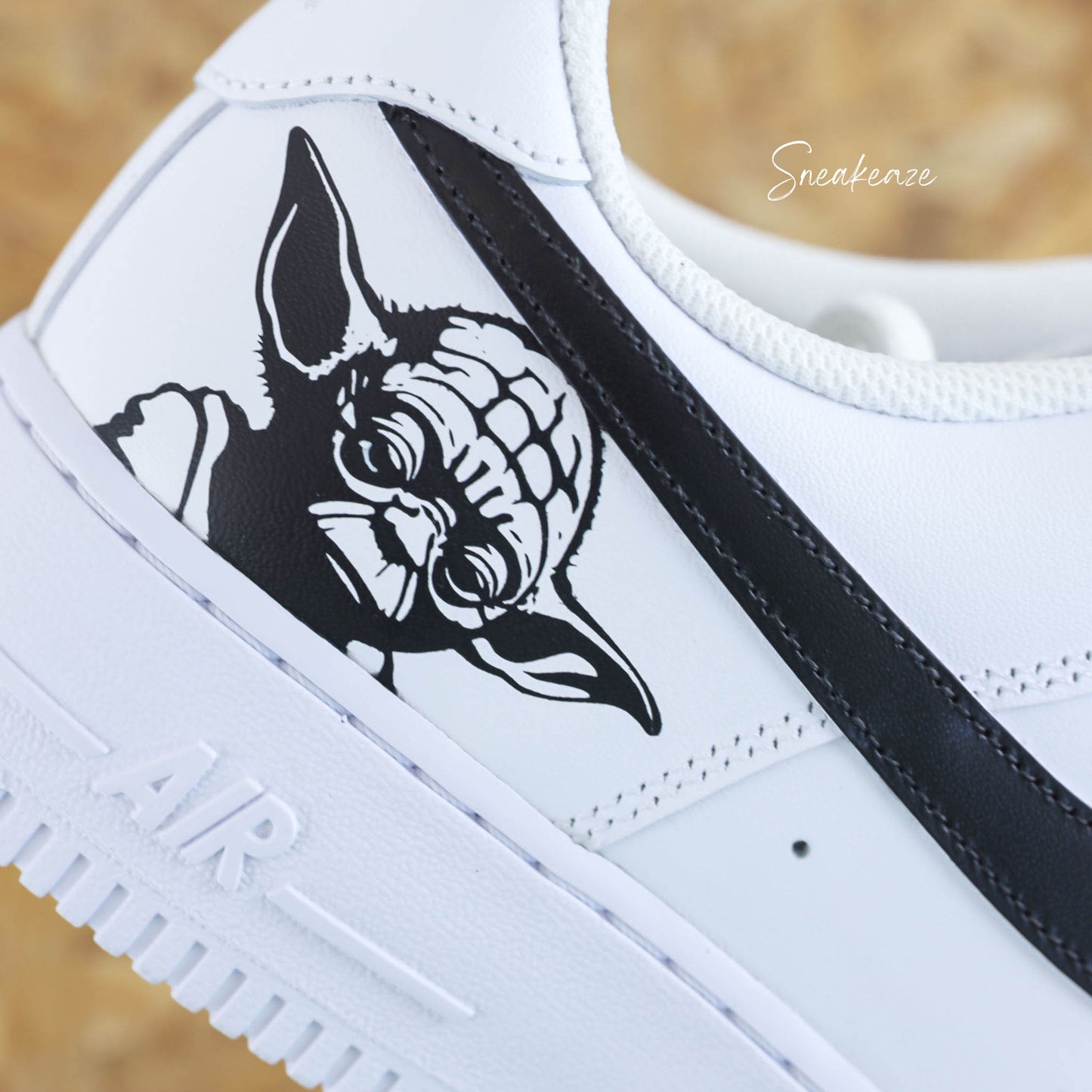 Vador x Yoda - Air Force 1 custom - SNEAKEAZE CUSTOMS
