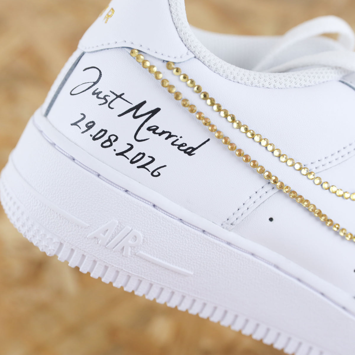 Strass just married - Air Force 1 custom Mariage