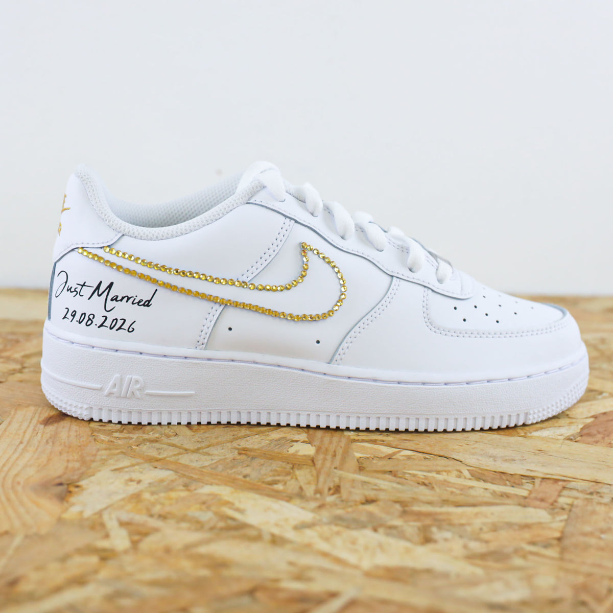 Strass just married - Air Force 1 custom Mariage