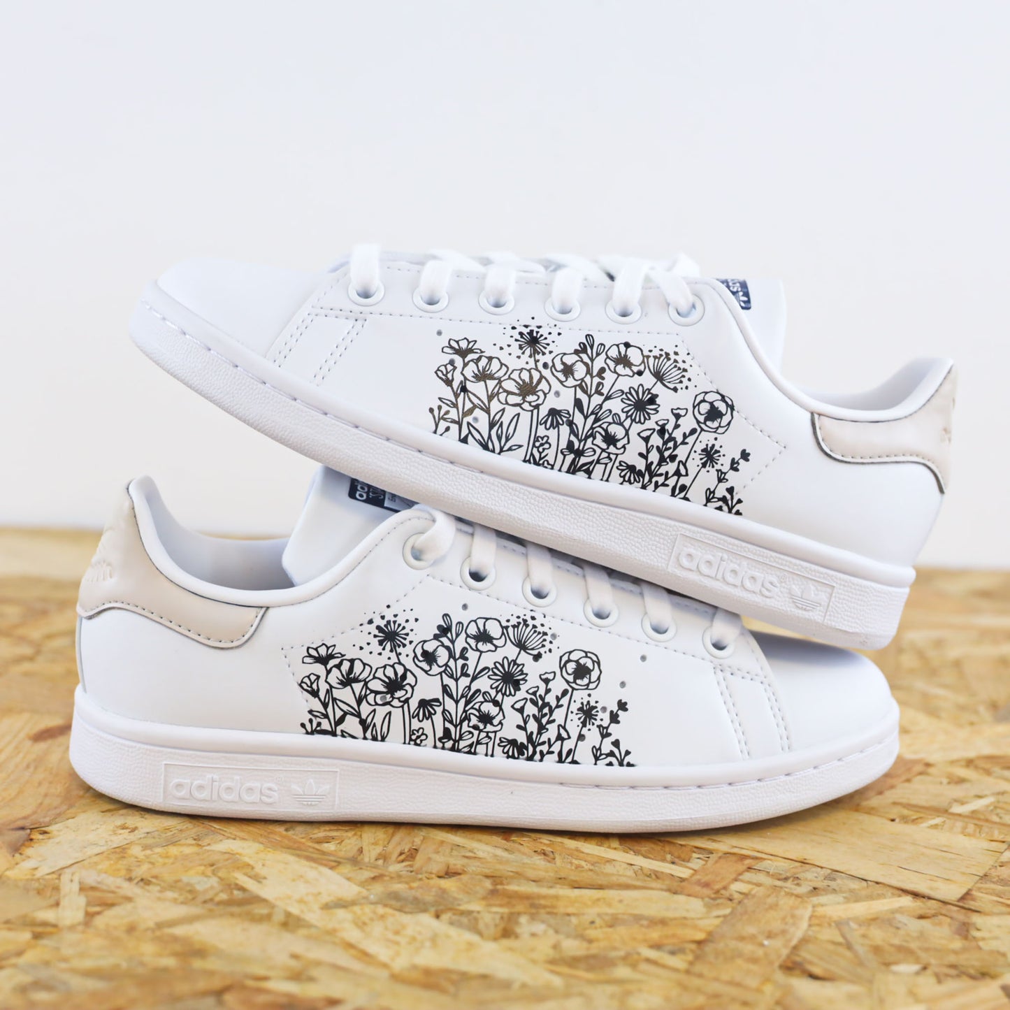 Fleurs des champs - Stan Smith custom