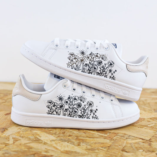 Fleurs des champs - Stan Smith custom
