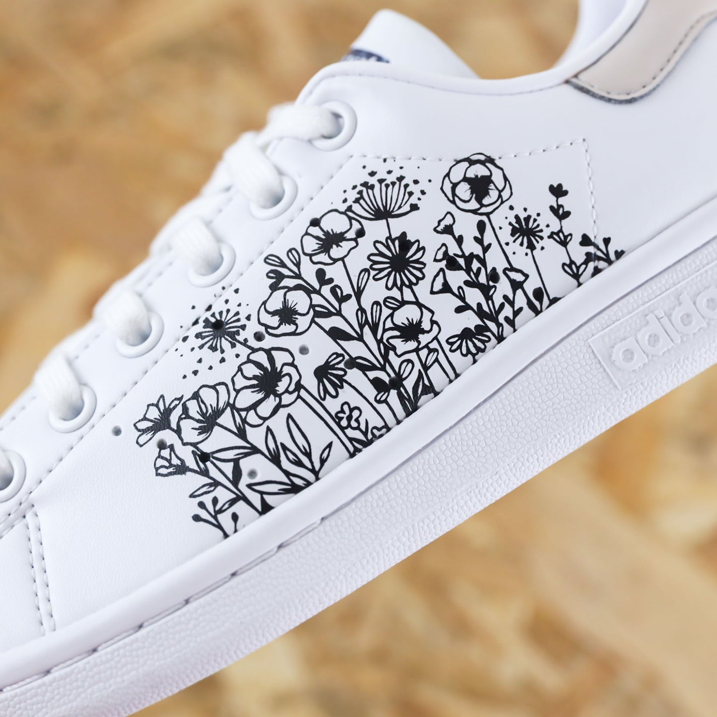 Fleurs des champs - Stan Smith custom