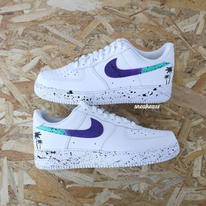 baskets nike air force 1 custom splash sneakers af1 sneakeaze