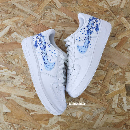 nike air force 1 custom sakura cherry blossom pastel sneakers af1 sneakeaze