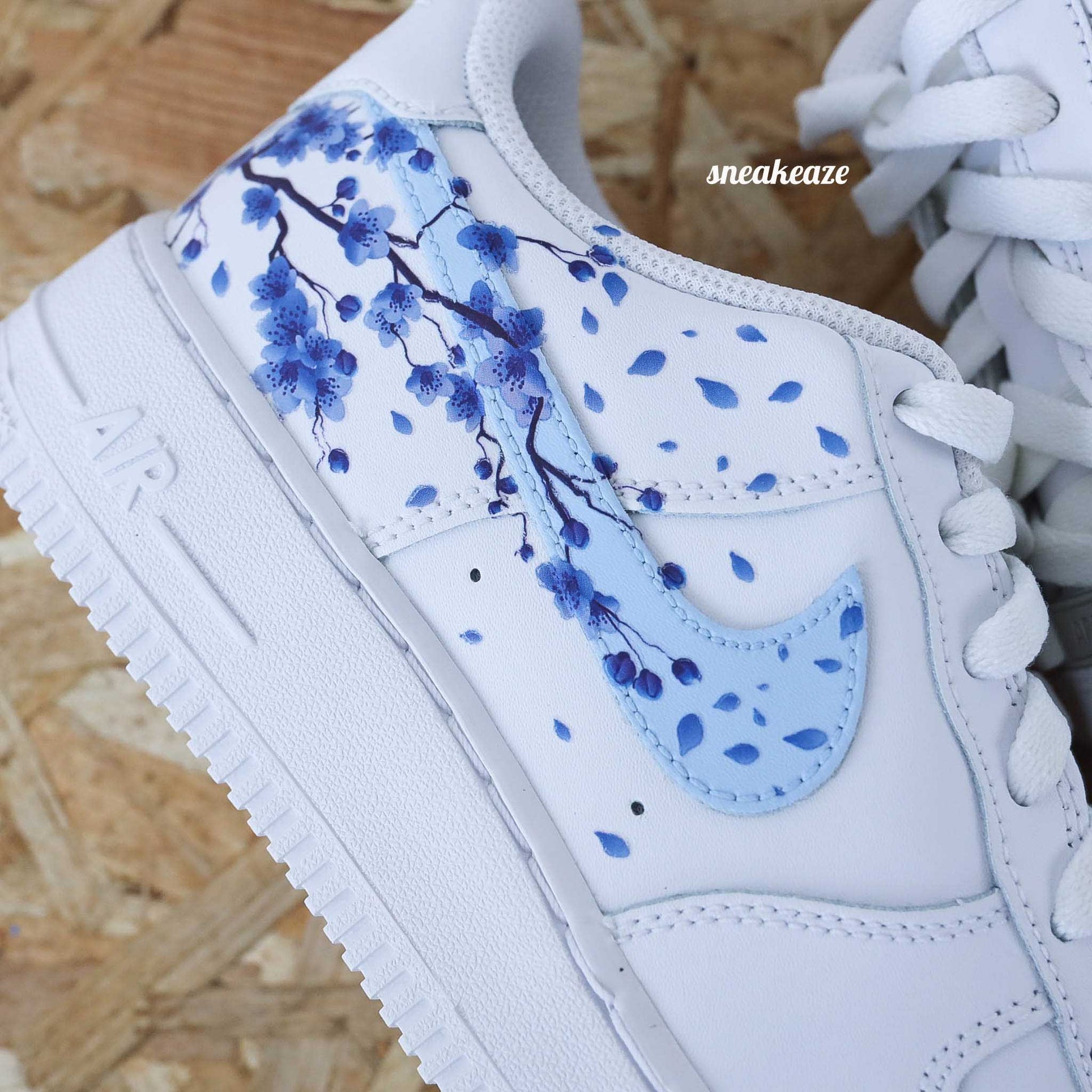 nike air force 1 custom sakura cherry blossom pastel sneakers af1 sneakeaze