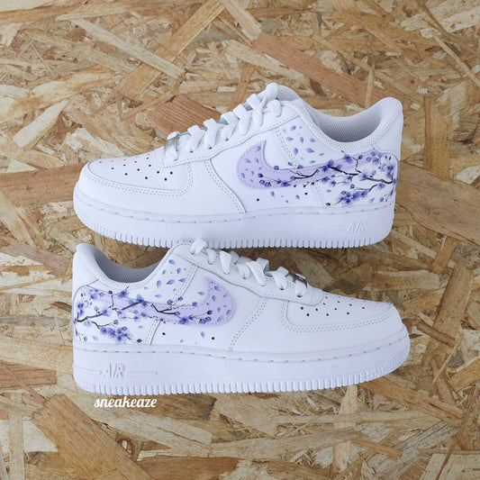 nike air force 1 custom sakura cherry blossom pastel sneakers af1 sneakeaze