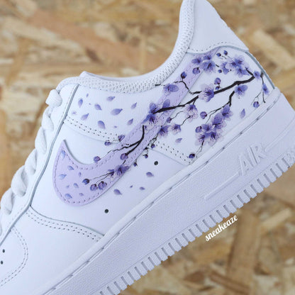 nike air force 1 custom sakura cherry blossom pastel sneakers af1 sneakeaze